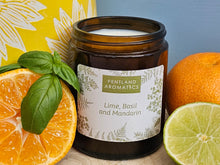 Load image into Gallery viewer, Handmade Candle - Lime, Basil and Mandarin