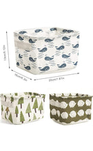 Load image into Gallery viewer, Waterproof Fabric Gift / Storage Basket
