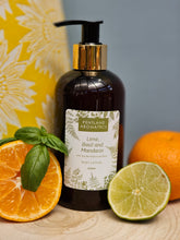 Load image into Gallery viewer, Body Lotion with Sea Buckthorn and Aloe - Lime, Basil and Mandarin

