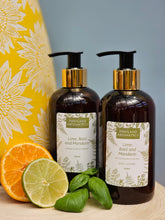 Load image into Gallery viewer, Body Lotion with Sea Buckthorn and Aloe - Lime, Basil and Mandarin
