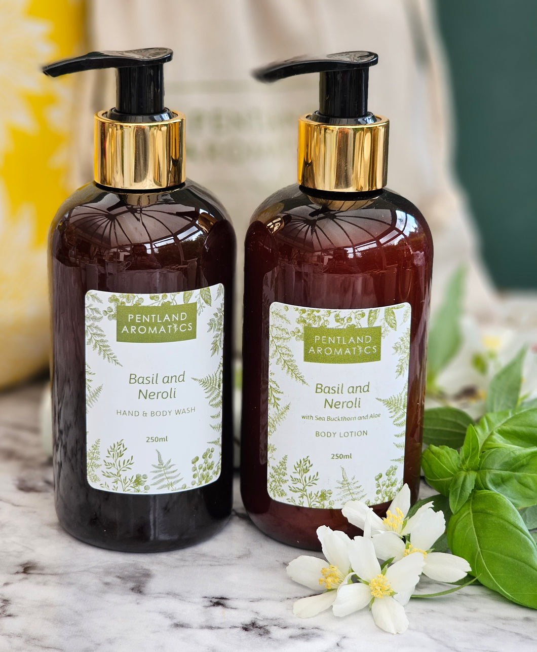 Hand and Body Wash and Body Lotion Gift Set