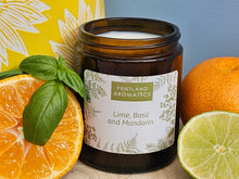Load image into Gallery viewer, Handmade Candle - Lime, Basil and Mandarin
